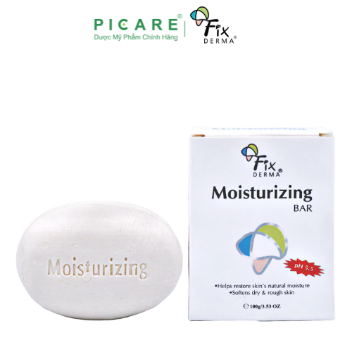 Xà Phòng Làm Sạch Cho Da Khô, Nhạy Cảm Fixderma Moisturizing Bar 100g