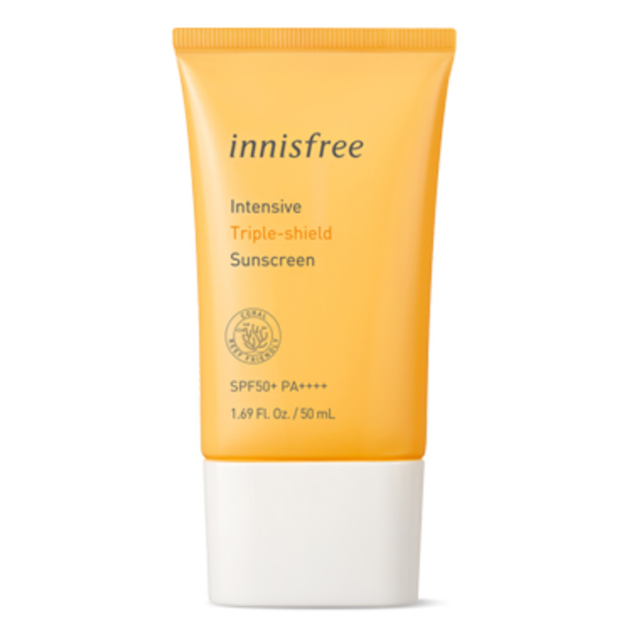 Kem chống nắng Innisfree Intensive Triple Shield SPF 50+ PA+++ 50g - Hàn Quốc