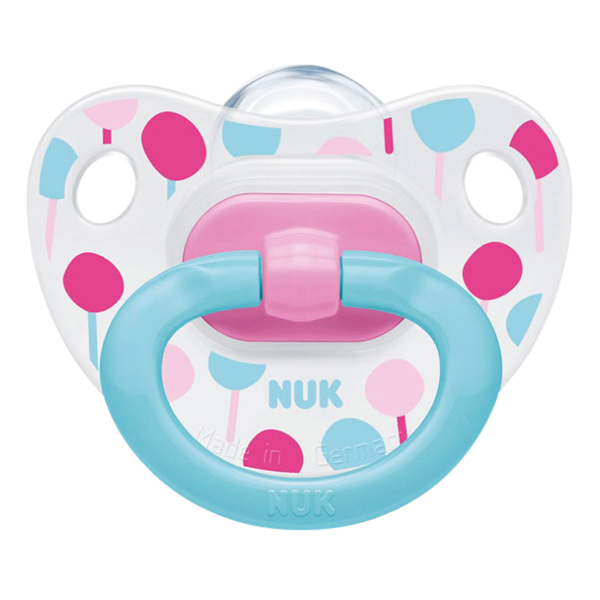 Bộ 2 Ti Giả NUK Silicone Classic (6 - 18 m) NU01809 - Màu Ngẫu Nhiên