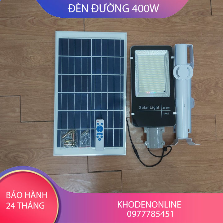 Đèn năng lượng mặt trời bàn chải 400W (GIÁ KHO)