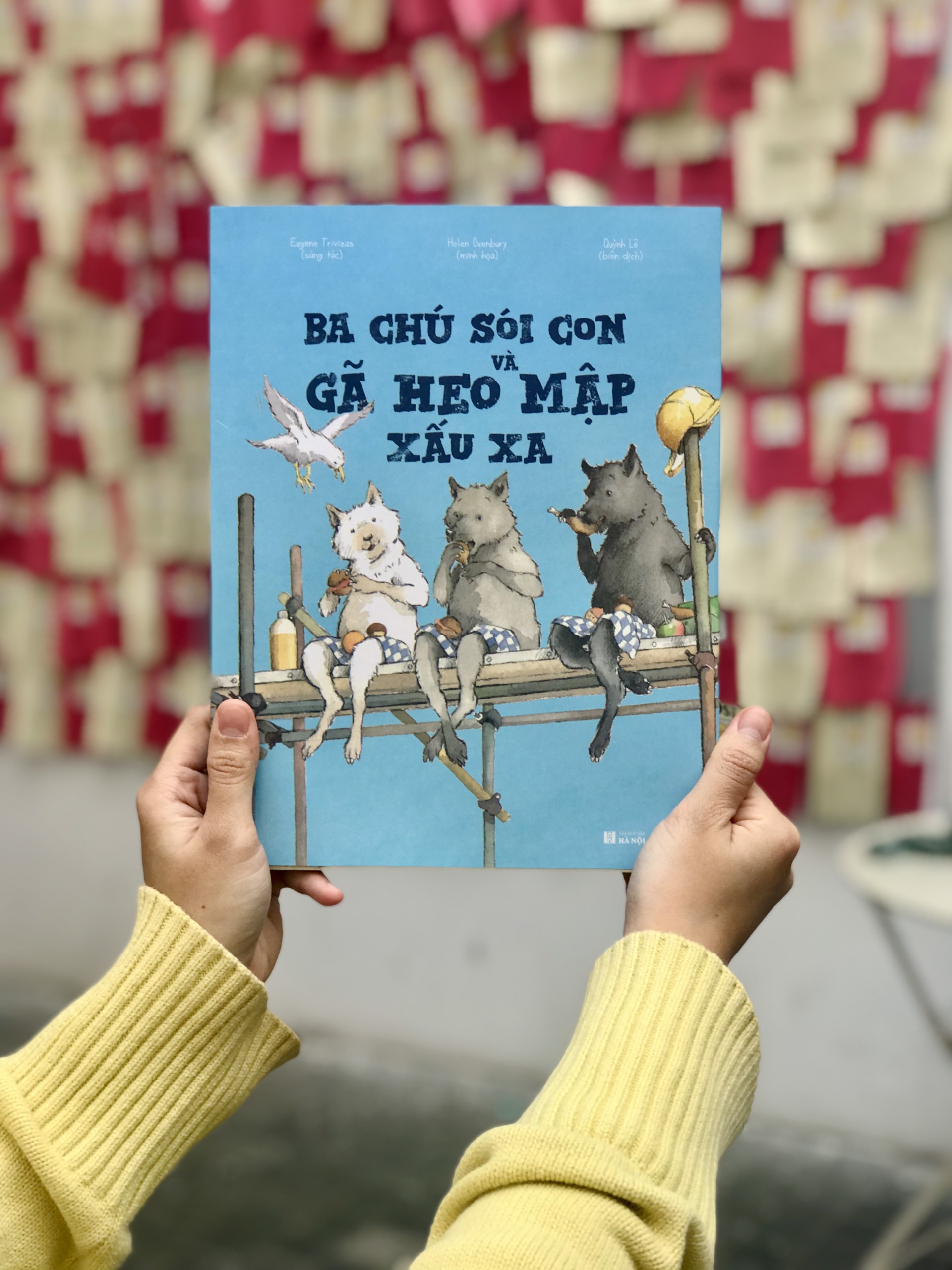 Sách truyện thiếu nhi - Ba chú sói con và gã heo mập xấu xa - Crabit Kidbooks - dành cho trẻ 5+