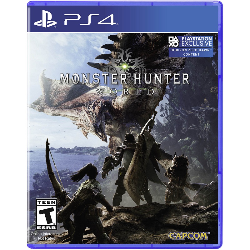 Đĩa Game Ps4: Monster Hunter World Hệ Mỹ - Hàng nhập khẩu