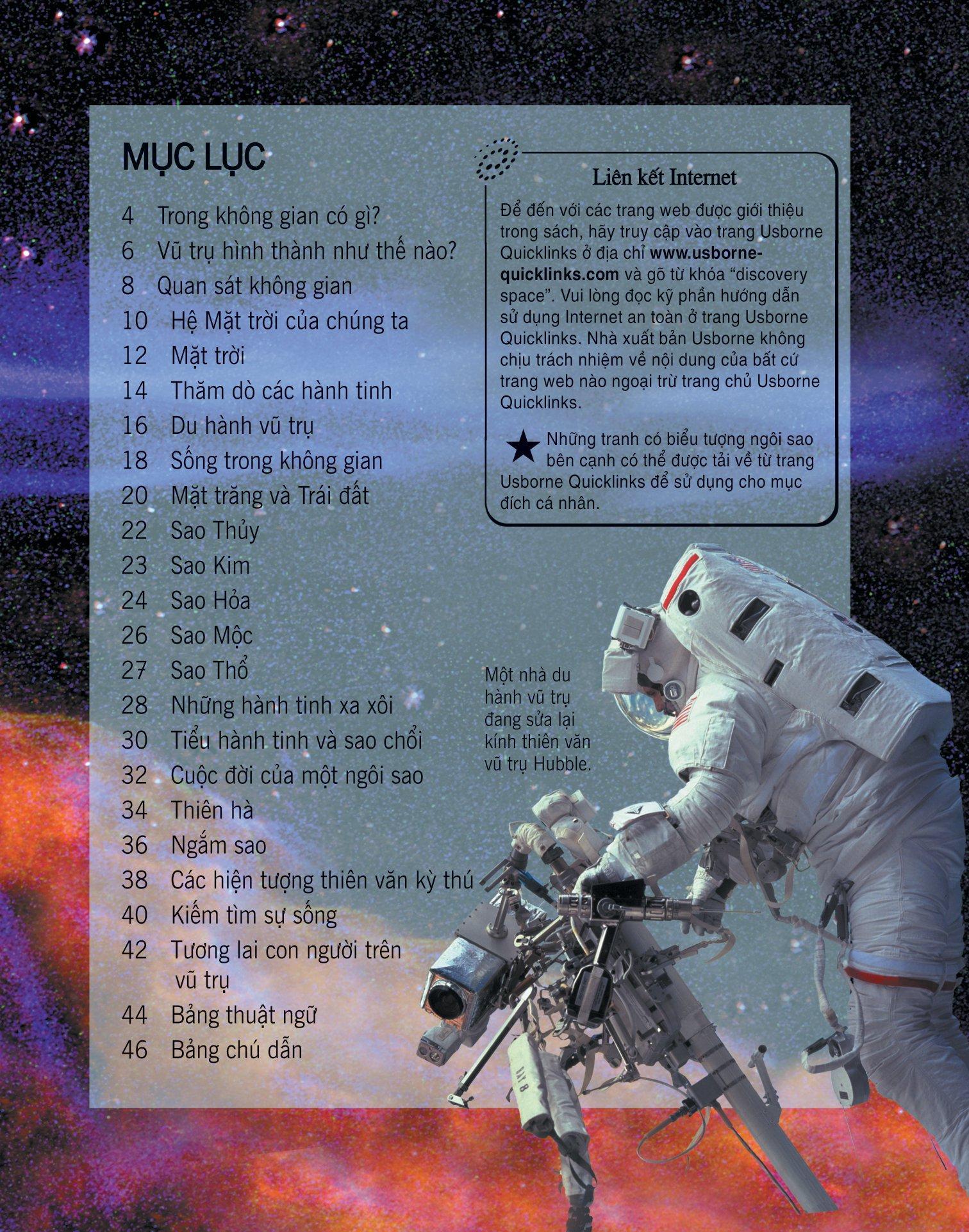 Sách Bách Khoa Tri Thức Về Khám Phá Thế Giới Cho Trẻ Em - Vũ Trụ (Bìa Mềm - Tái Bản 2018)