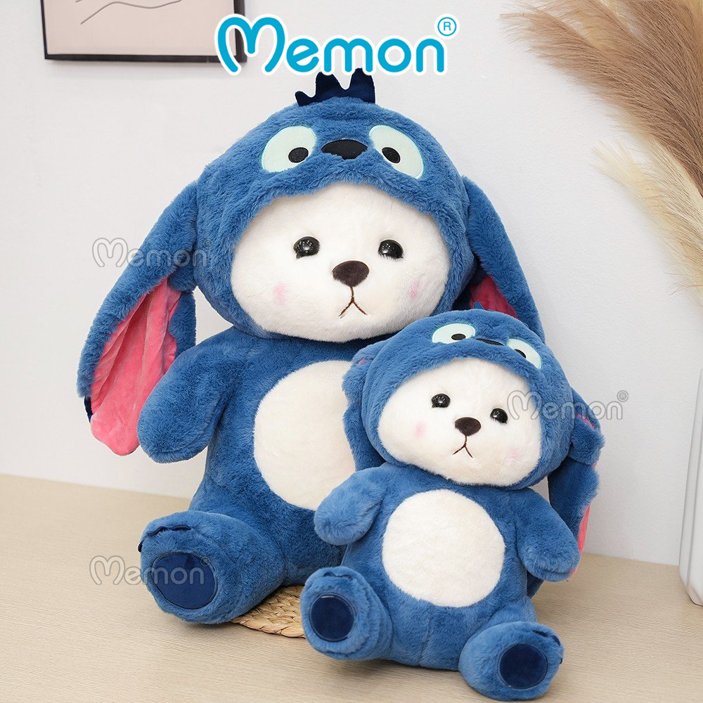 Gấu Bông Teddy Lena Cosplay Stitch 40cm - 80cm Cao Cấp Memon