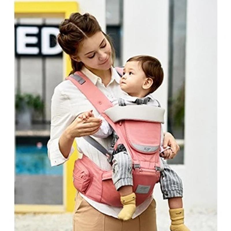 Ergonomic Em Bé Trẻ Sơ Sinh Hipseat Carrier Sling Mặt Trước Kangaroo Bé Bọc Ba Lô Tàu Sân Bay Cho Du Lịch Cho Bé 0-36 M