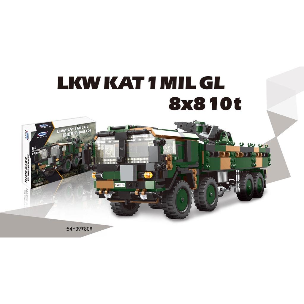 Đồ chơi Lắp ráp Xe Tải Quân sự KAT I - Xingbao XB06052 Armored Truck Xếp hình thông minh - mô hình trí tuệ