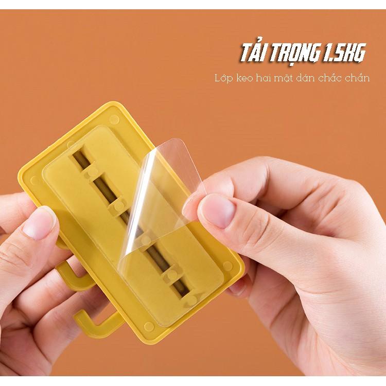 Móc treo cường lực 4 nhánh xoay tiện dụng cho gia đình