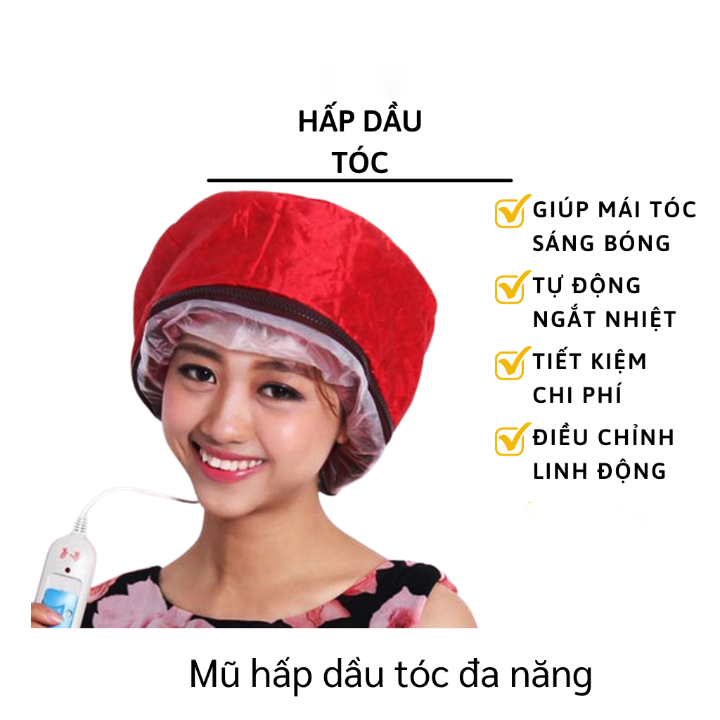 Mũ Hấp Tóc Tại Nhà Tiện Dụng, Mũ Hấp Tóc Cấ Nhân Cao Cấp