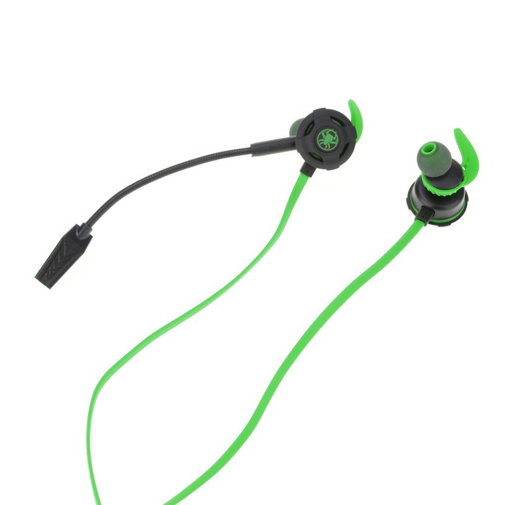 3.5 MM Wired Gaming Earphone, Noise Cancelling Stereo Bass Gaming Headphone with Adjustable Mic for Laptop, PC