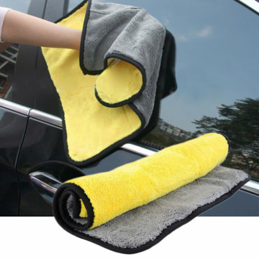 Khăn Lau Ô Tô 2 lớp Siêu Thấm 30cm x 30cm