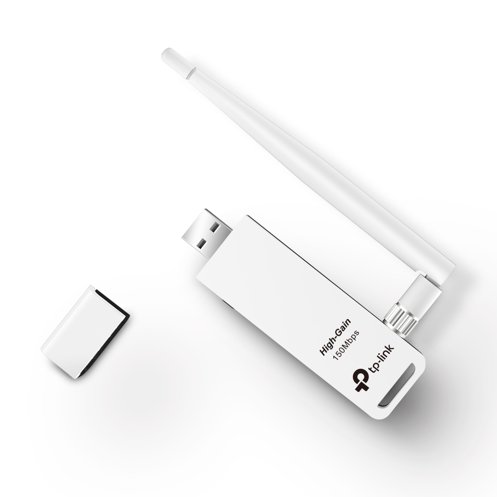 Bộ Thu Wifi USB TP-Link TL-WN722N Chuẩn N 150Mbps - Hàng Chính Hãng