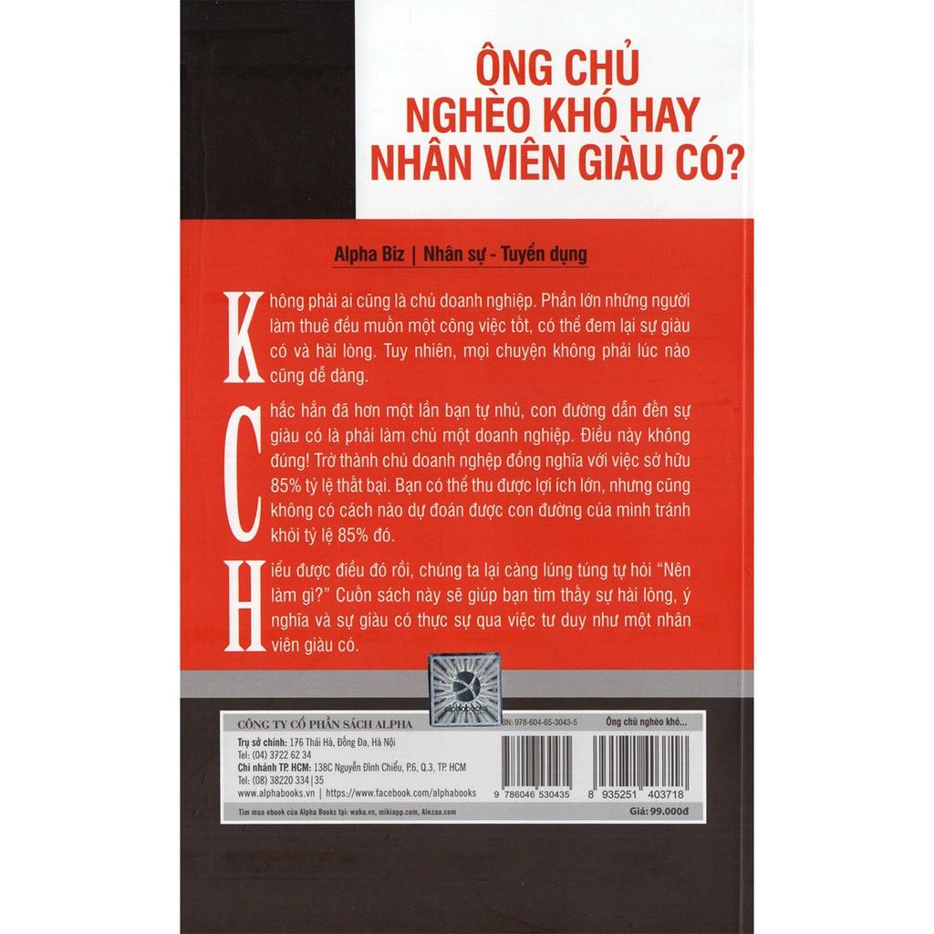 Sách - Ông chủ nghèo khó hay nhân viên giàu có