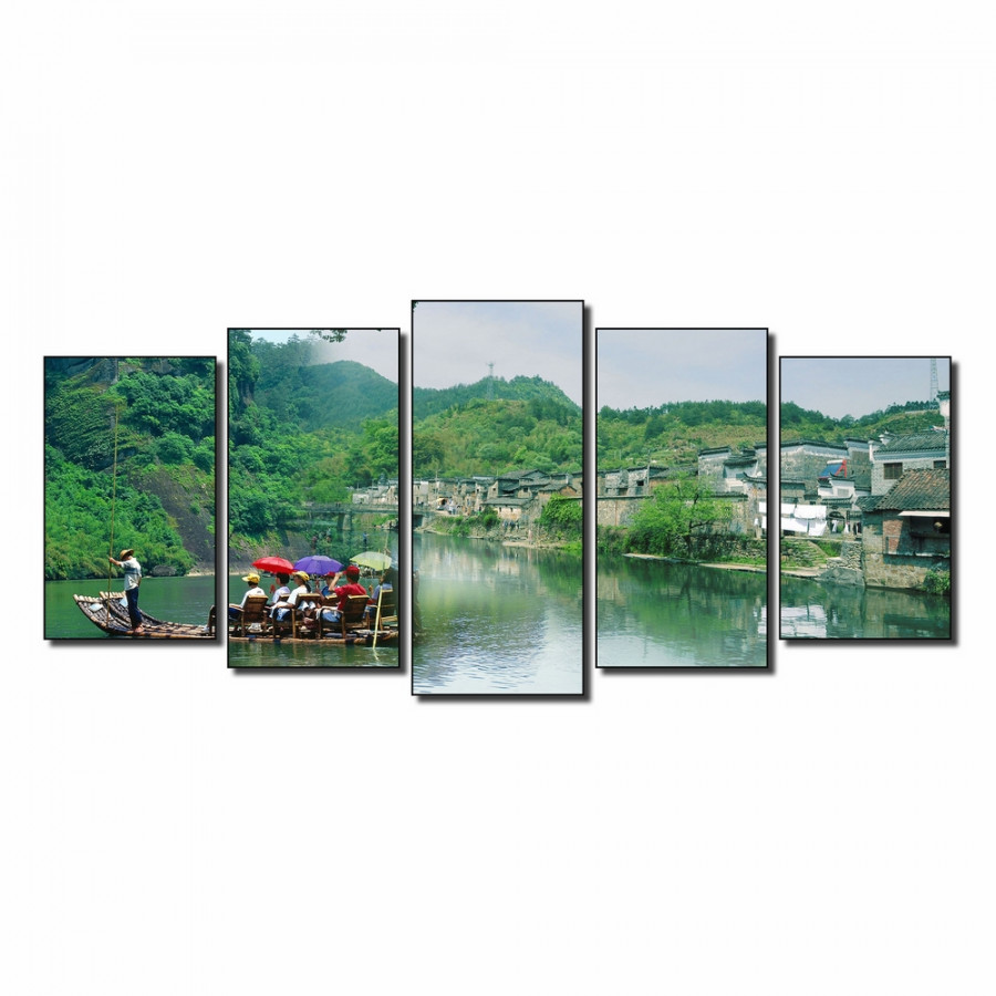 Tranh Ghép Nhiều Mảnh Phong Khách Q12B-ZTH