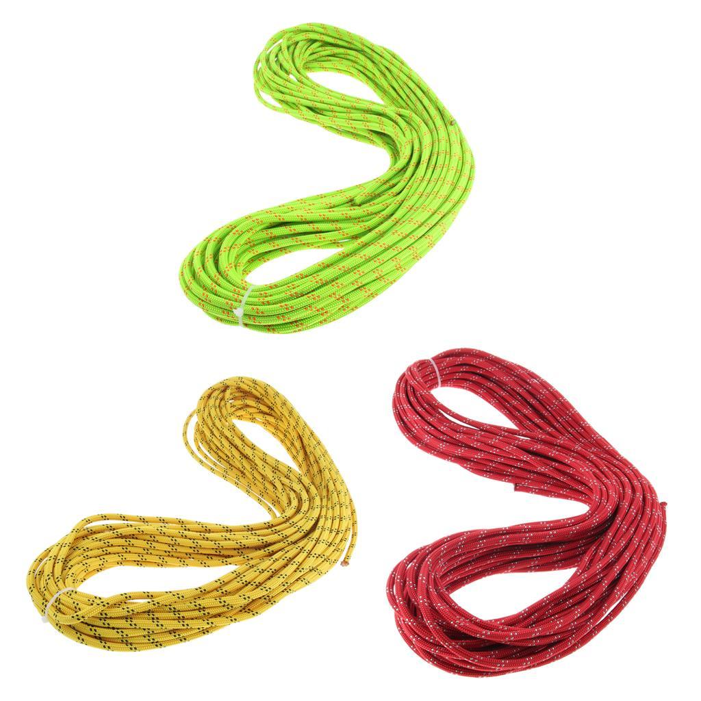 Safety Climbing Auxiliary Rope Knotting Static Cord For Rescue Hiking