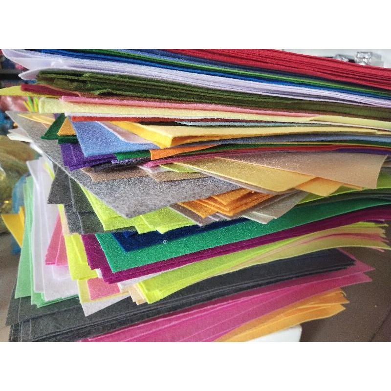 Vải dạ màu, vải nỉ cứng làm handmade