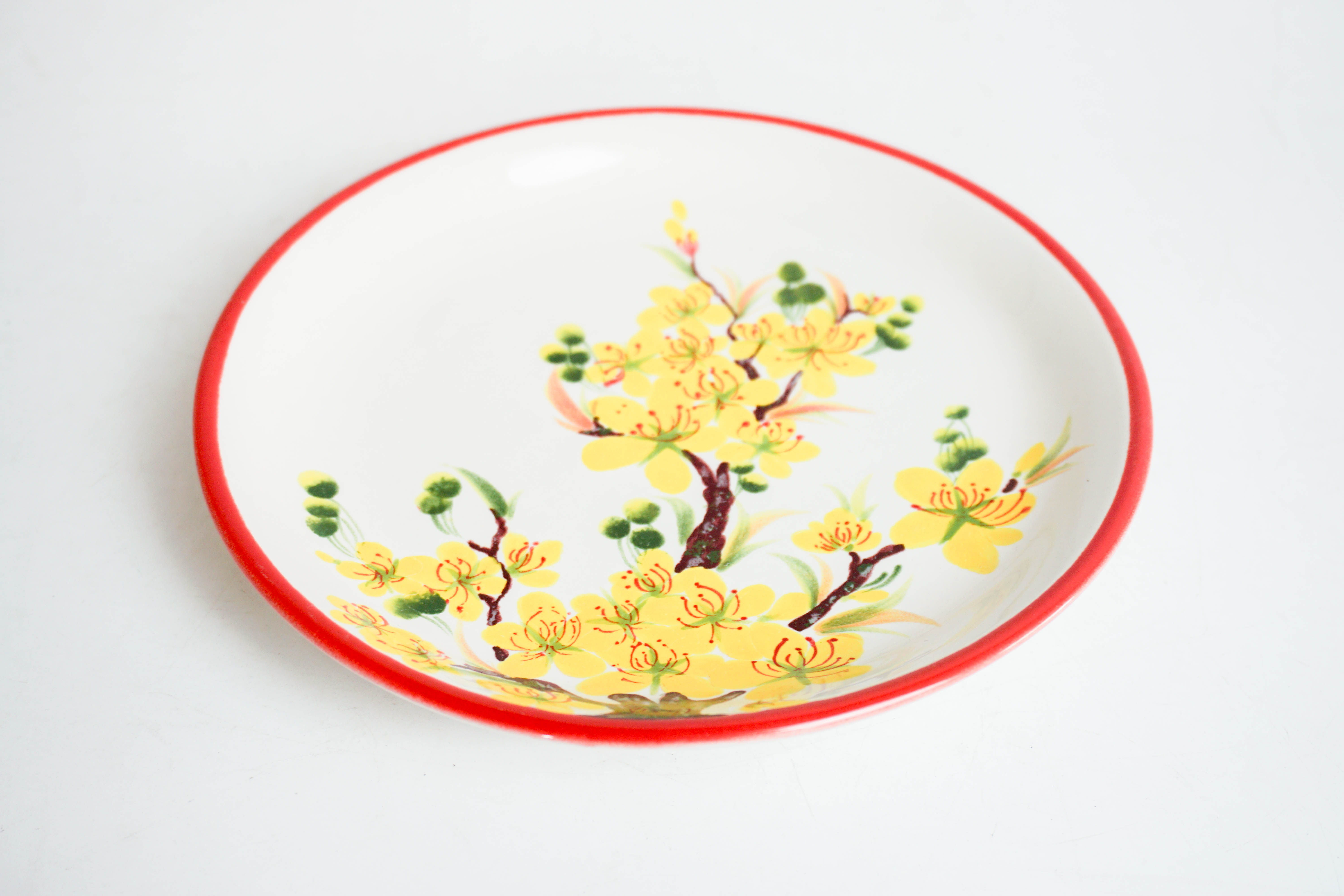 Dĩa phẳng (21 cm) - Họa tiết Tết 2024