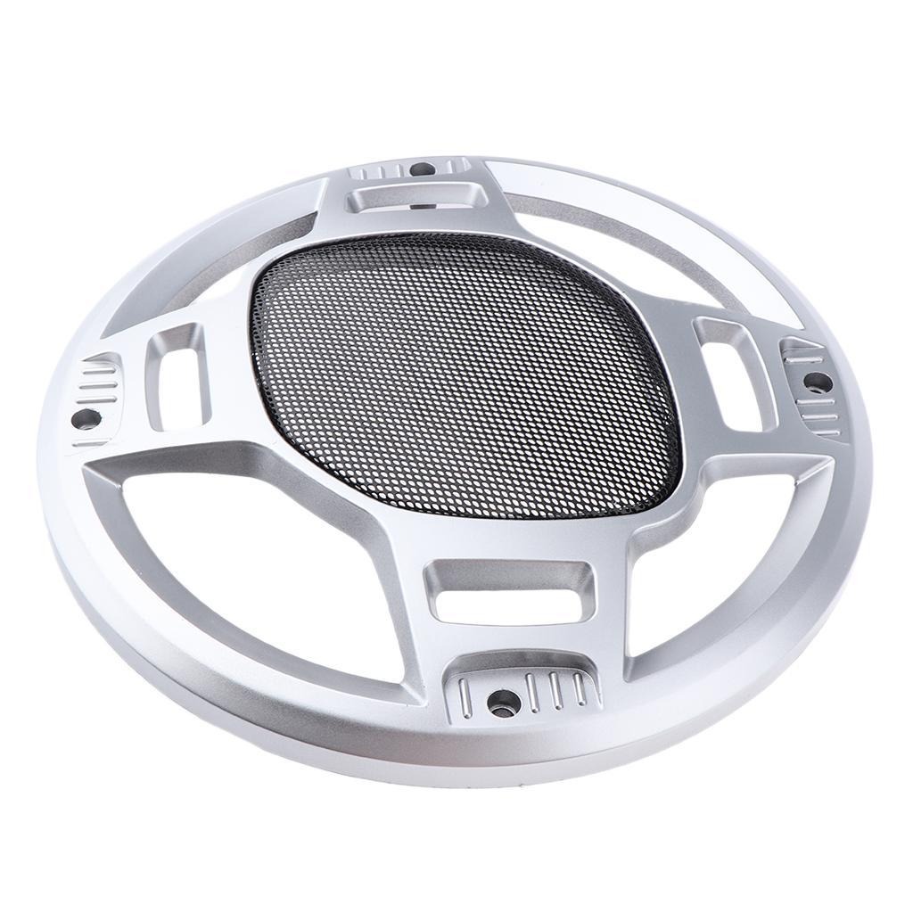 2Pcs 8" Speaker Cover Grille Car Audio Protective  Metal Mesh Part