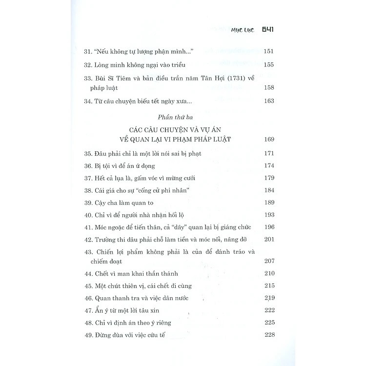 Sách - Luật xưa án cũ