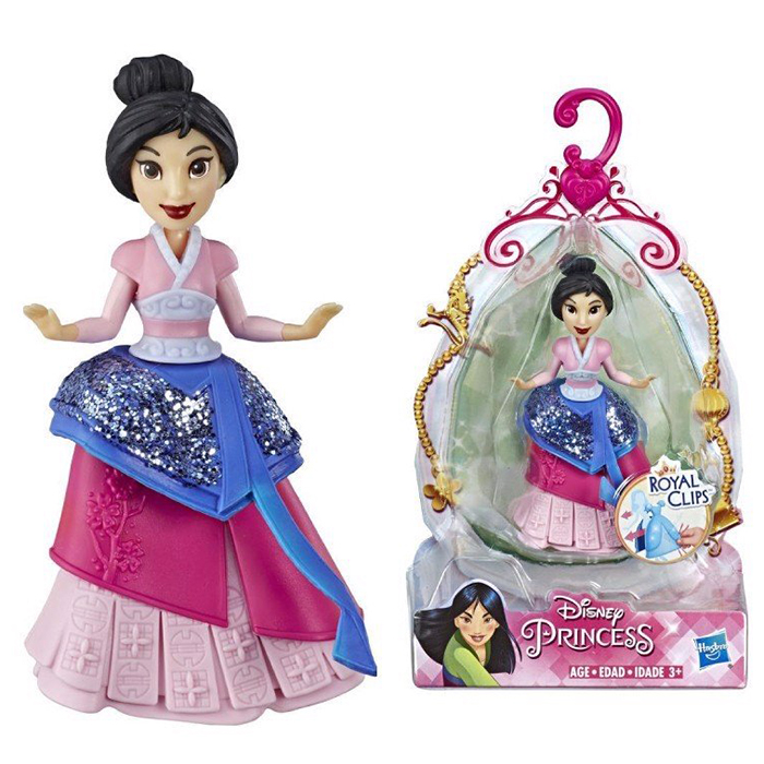 Đồ chơi búp bê công chúa Mulan mini Disney Princess E4864