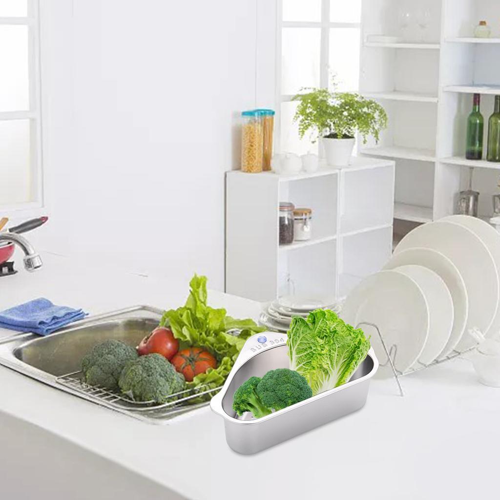 3X Stainless Steel Sink Drainage Basket with Suction Cup Corner Sink Strainer