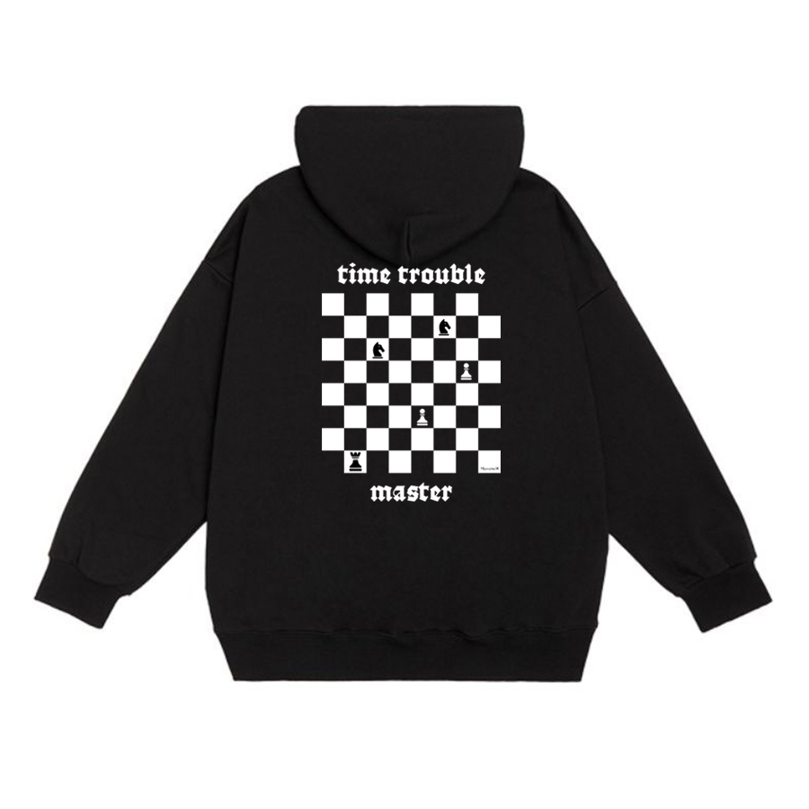 Áo mũ Hoodie Unisex Phong Boutique CỜ VUA form rộng 3 màu nỉ bông cặp đôi nam nữ Oversize Ulzzang thu đông