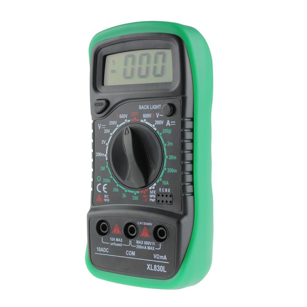 Digital LCD Multimeter Voltmeter Ammeter AC/DC/OHM Volt Tester Test Current