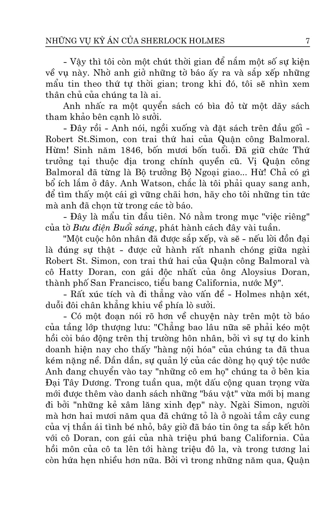 Những vụ kỳ án của Sherlock Holmes