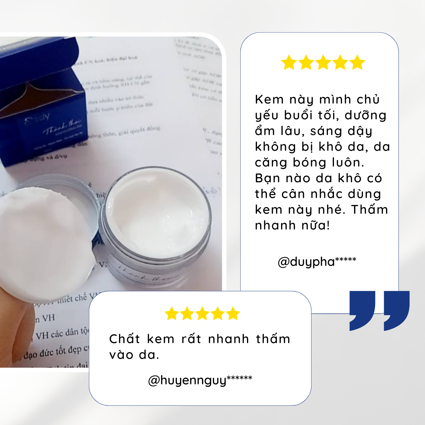 Kem dưỡng ẩm Thảnh Thơi ELEDY - dưỡng ẩm sáng da, ngăn ngừa mụn dành cho da khô và da thường 15g