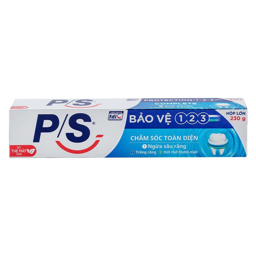 Combo 3 Kem đánh răng P/S bảo vệ 123 chăm sóc toàn diện 180g x3