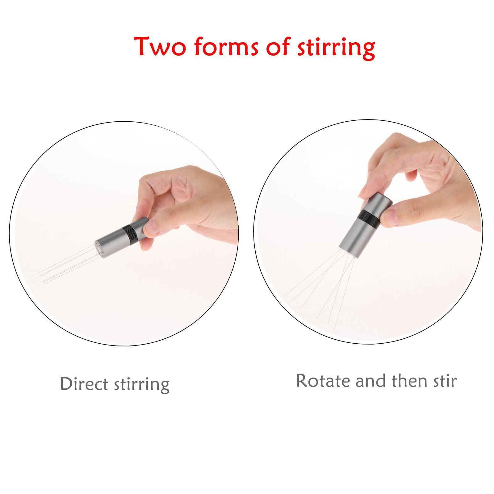 Coffee Stirrer Barista Hand Distribution Tool with Stand Coffee Distributor