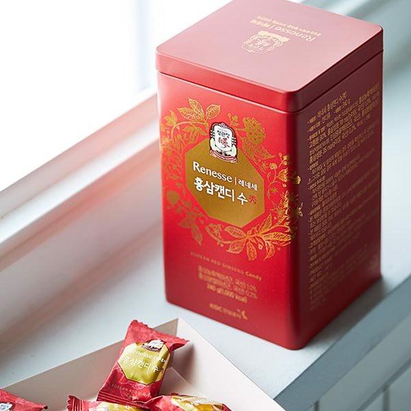 Kẹo Hồng Sâm Hàn Quốc Có Đường KGC Cheong Kwan Jang Ginseng Candy Hỗ Trợ Sức Khỏe 240g