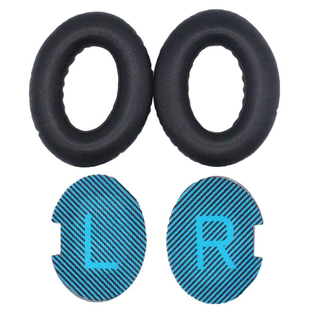 Earphones Cushion Earpads and  Blue Cotton Pads for  Headphones