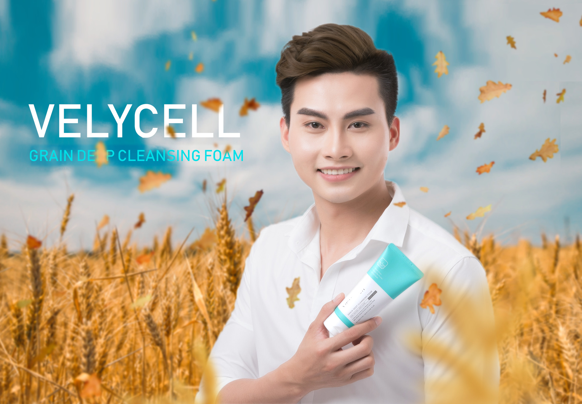 Combo sữa rửa mặt và nước cân bằng hoa cúc VelyCell