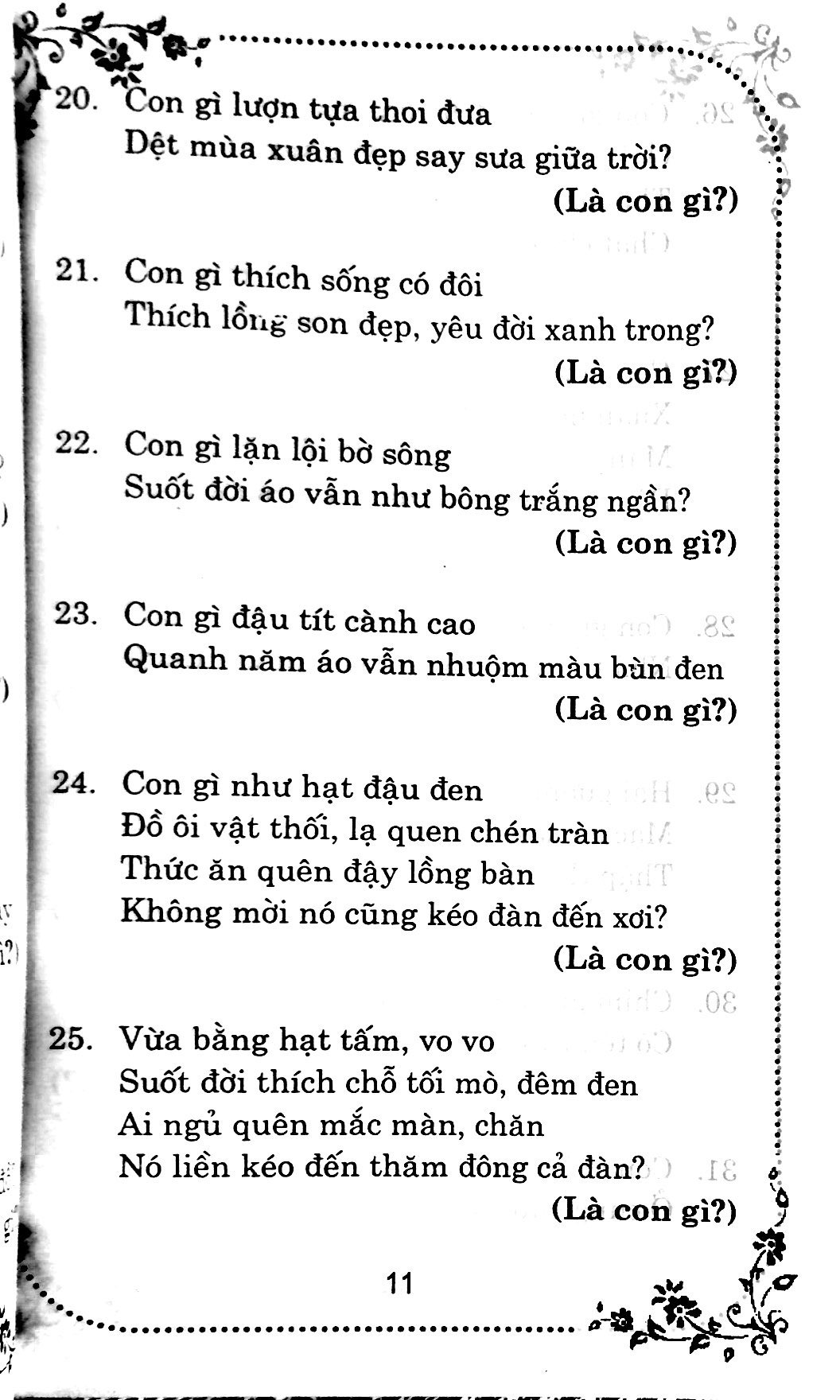 Câu Đố Dân Gian Việt Nam