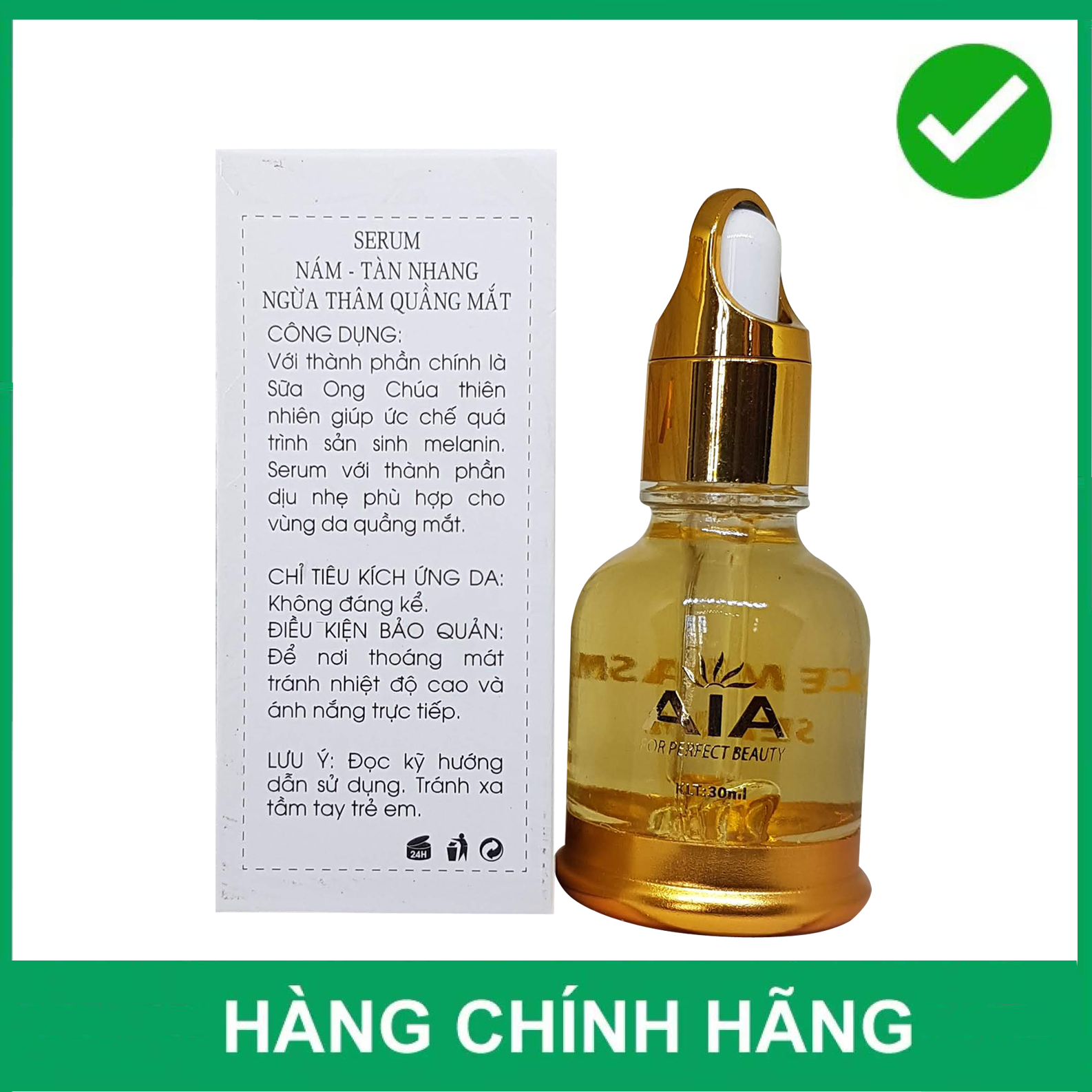 SERUM NÁM TÀN NHANG NGỪA THÂM QUẦNG MẮT AIA 30ML - MỸ PHẨM AIA