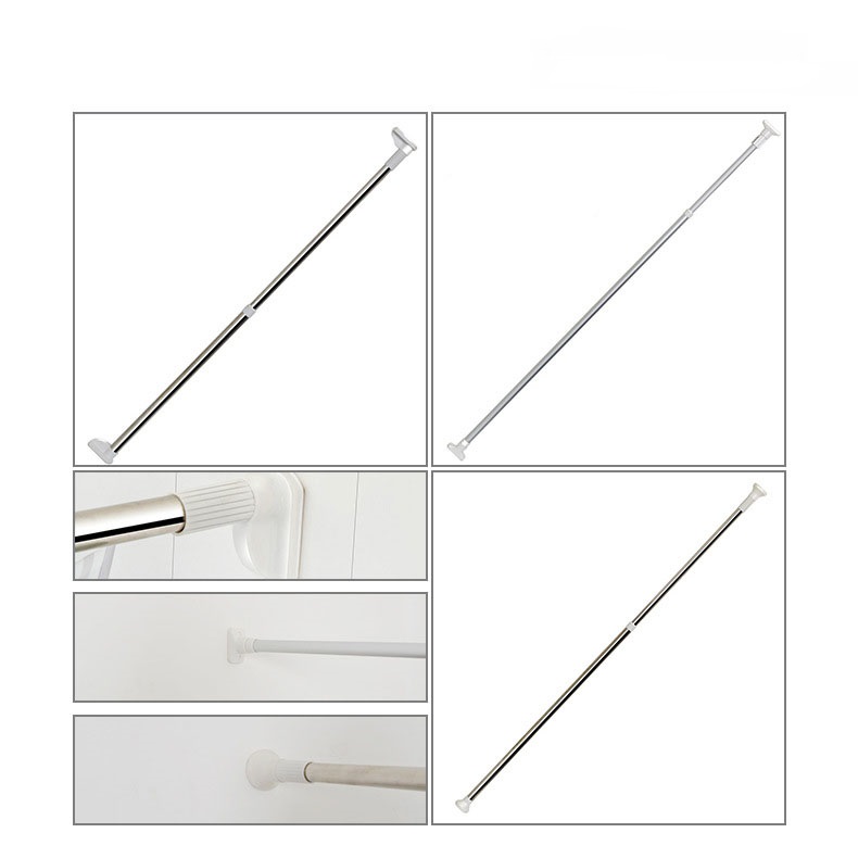 Thanh treo inox cao cấp không cần khoan tường, siêu chắc chắn, khả năng chịu tải cao HT07