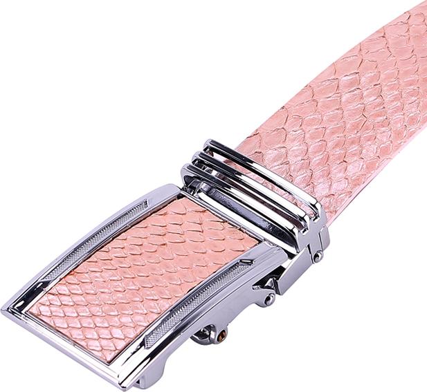 Thắt Lưng Nam Da Trăn Bản Lớn Huy Hoàng HT4365 - Hồng Phấn