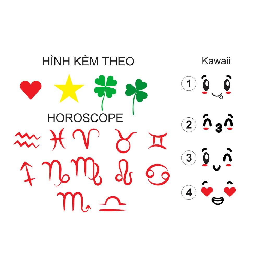 Sticker phản quang chữ kỹ theo yêu cầu
