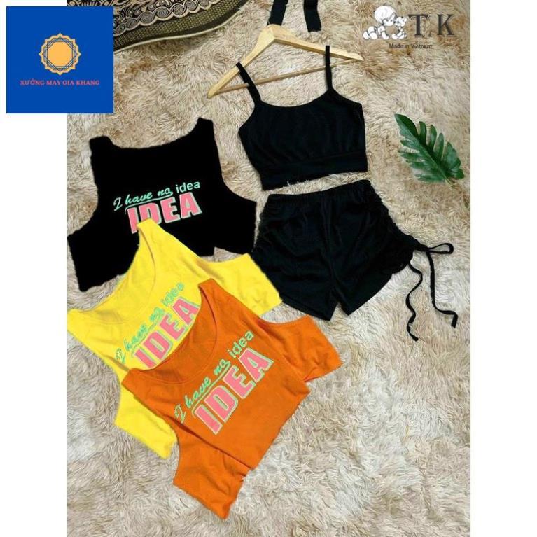 Bộ sport body ôm, sành điệu cho bé gái, in IDEA - Quần áo trẻ em
