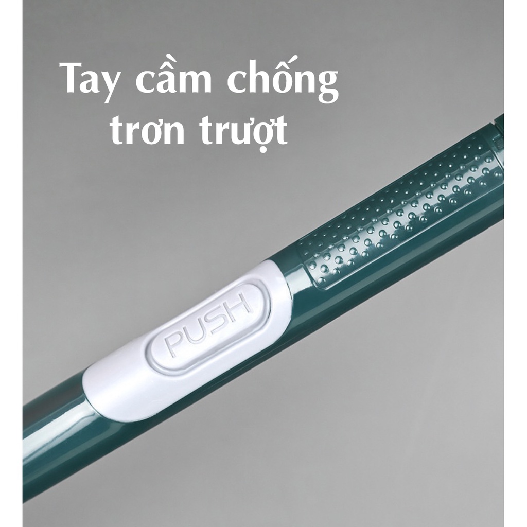 Cọ Bồn Cầu Toilet Nhà Vệ Sinh Cao Cấp Kèm Giá Cắm Chổi Silicon - Hàng Loại 1 - Chính Hãng MINIIN