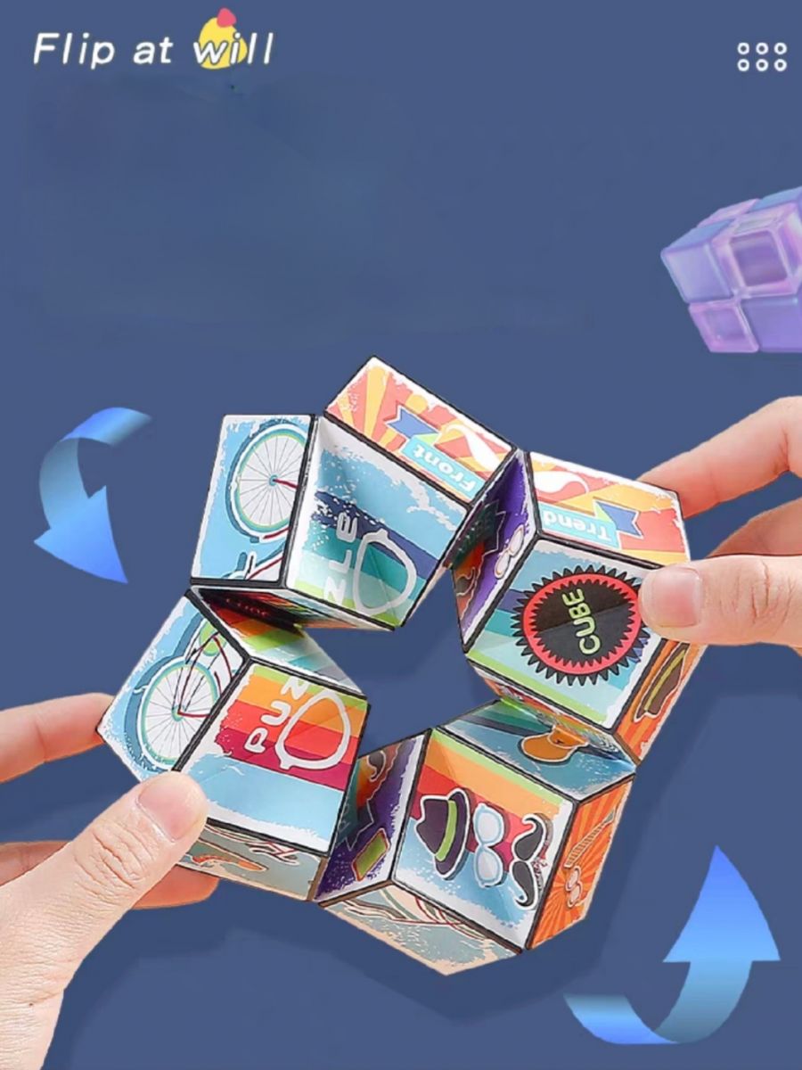 Khối Rubik Nam Châm Biến Thể Magic Cube Nhiều Màu Sắc