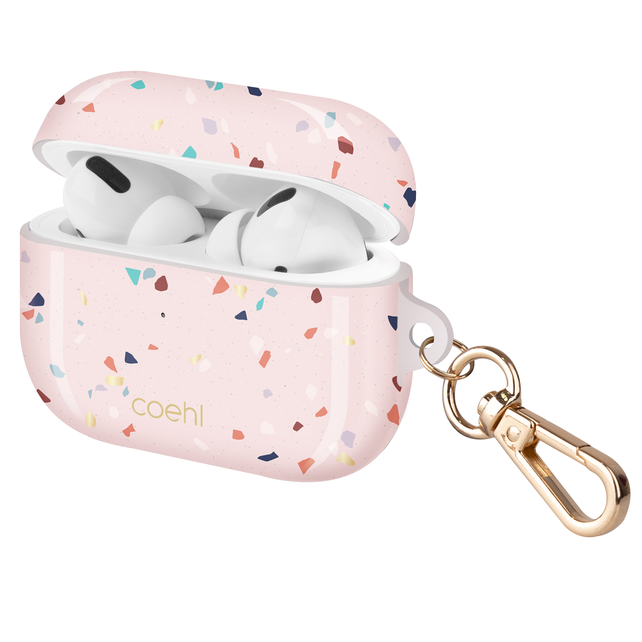 Ốp UNIQ COEHL Terrazzo dành cho Airpods Pro - Hàng Chính Hãng