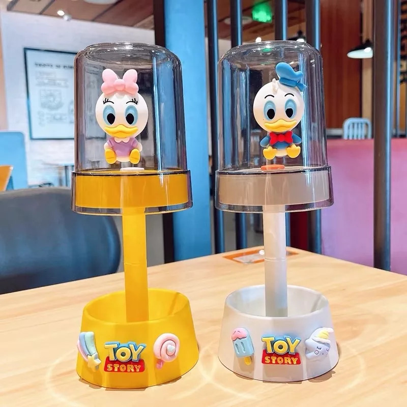 GIÁ ĐỠ CỐC ĐÁNH RĂNG ĐỂ BÀN CHO BÉ , KÈM STICKER - JL