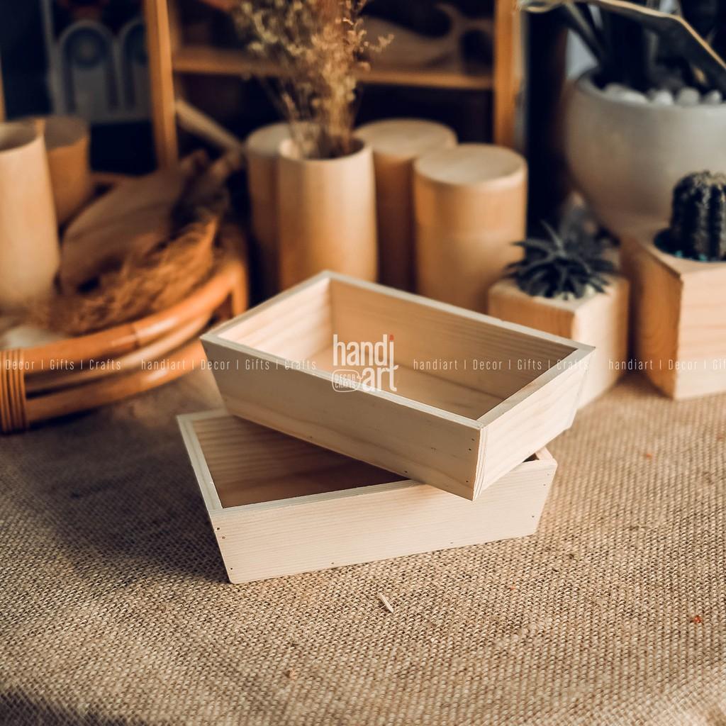 Hộp gỗ đựng đồ ăn - Hộp gỗ đựng sản phẩm - wooden food tray