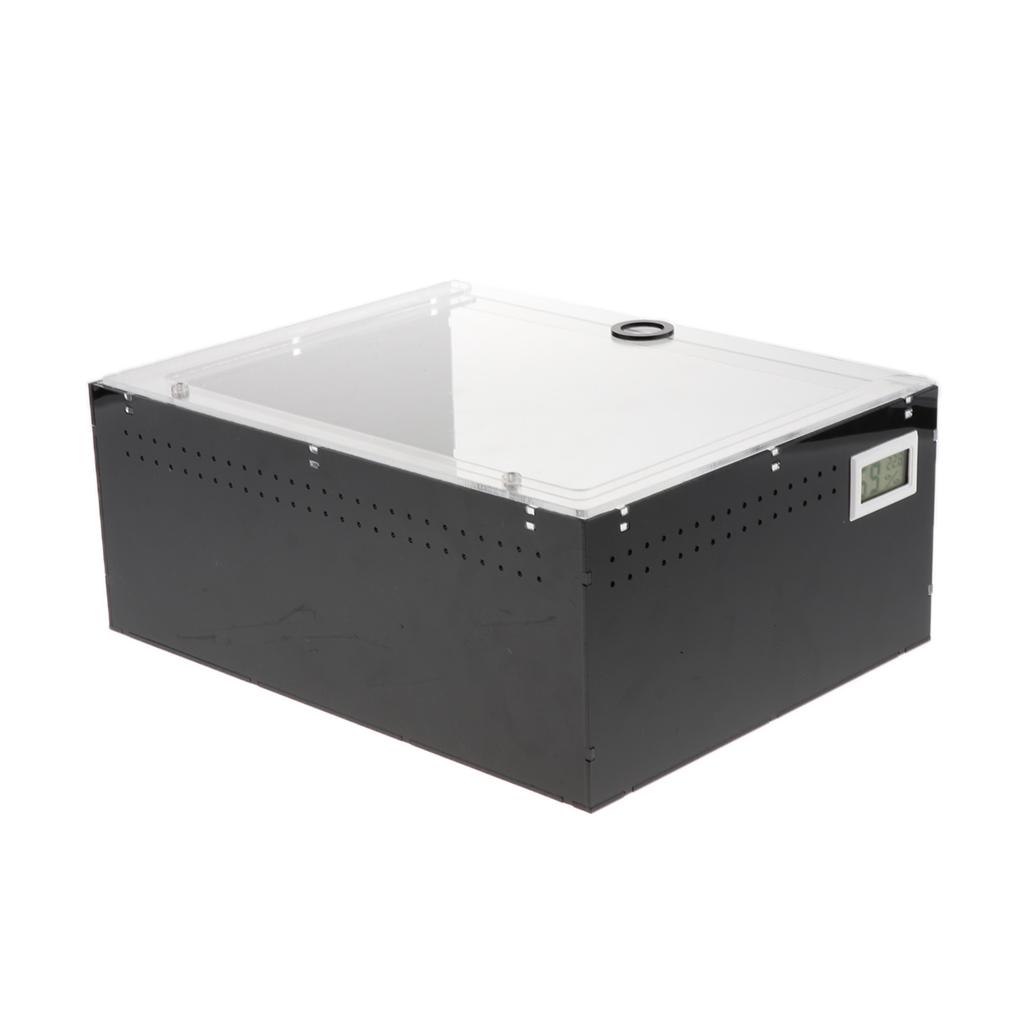 Acrylic Reptiles Terrariums Feeding Box For Turtle Snake Frog Small Animal