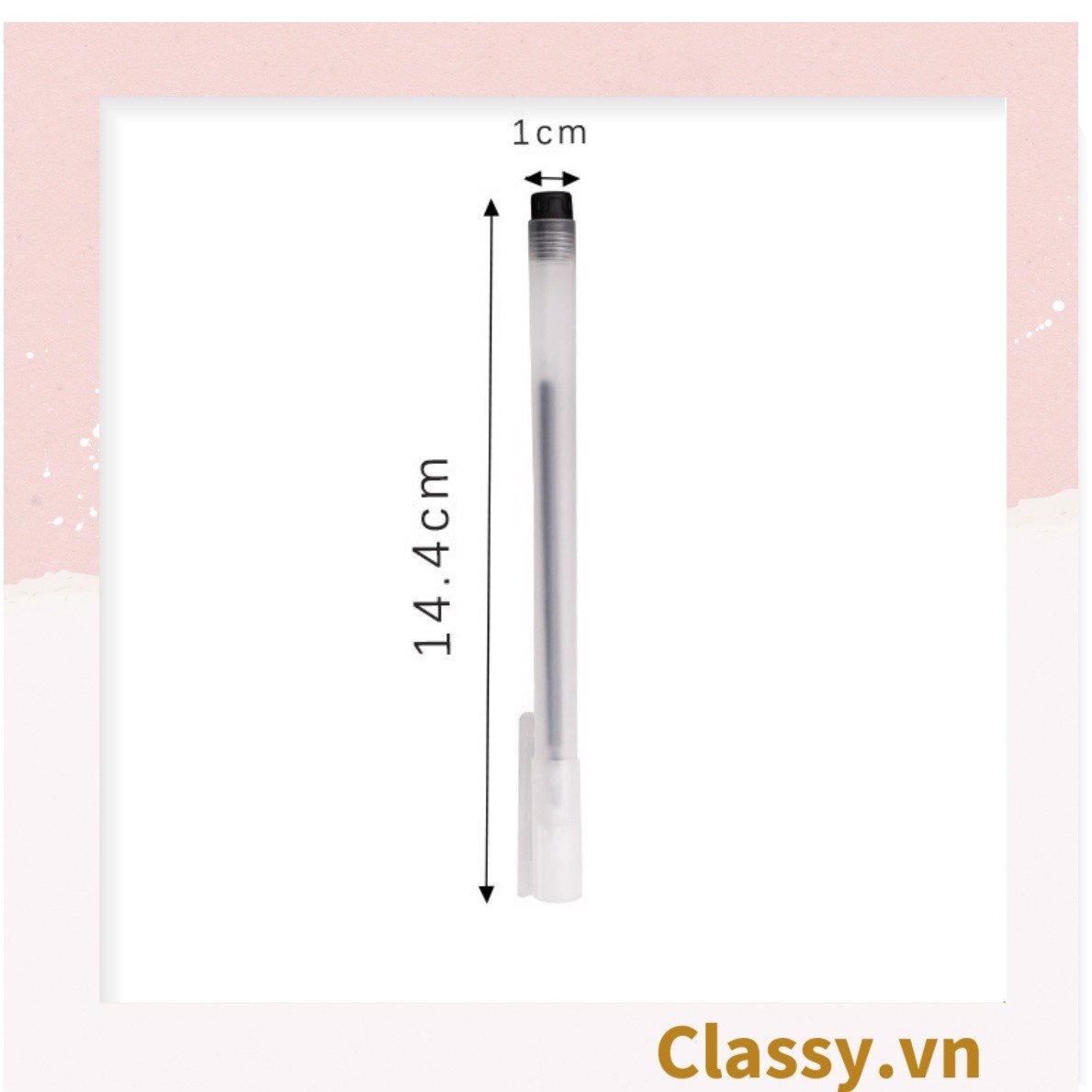Bút mực gel màu trắng ngòi 0.5mm tiện dụng cho học sinh, sinh viên, văn phòng PK1729