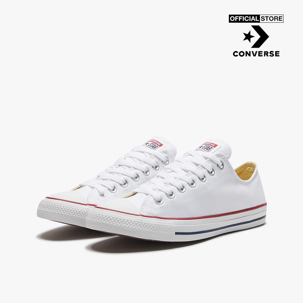 CONVERSE - Giày sneakers cổ thấp unisex Chuck Taylor All Star Classic M7652C-00W0_WHITE