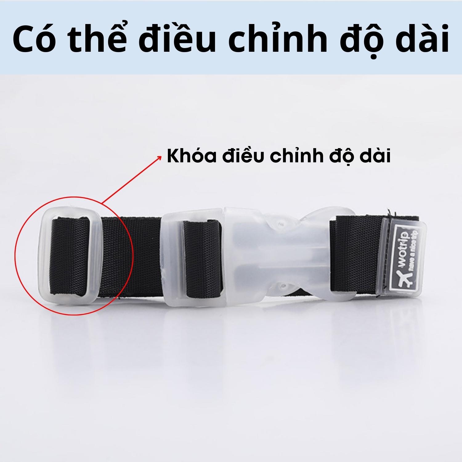 Dây Đai Buộc Khóa Hành Lý Vali Treo Balo Túi Xách Giỏ Cặp Đi Máy Bay Du Lịch Dã Ngoại Picnic Cắm Trại Legaxi