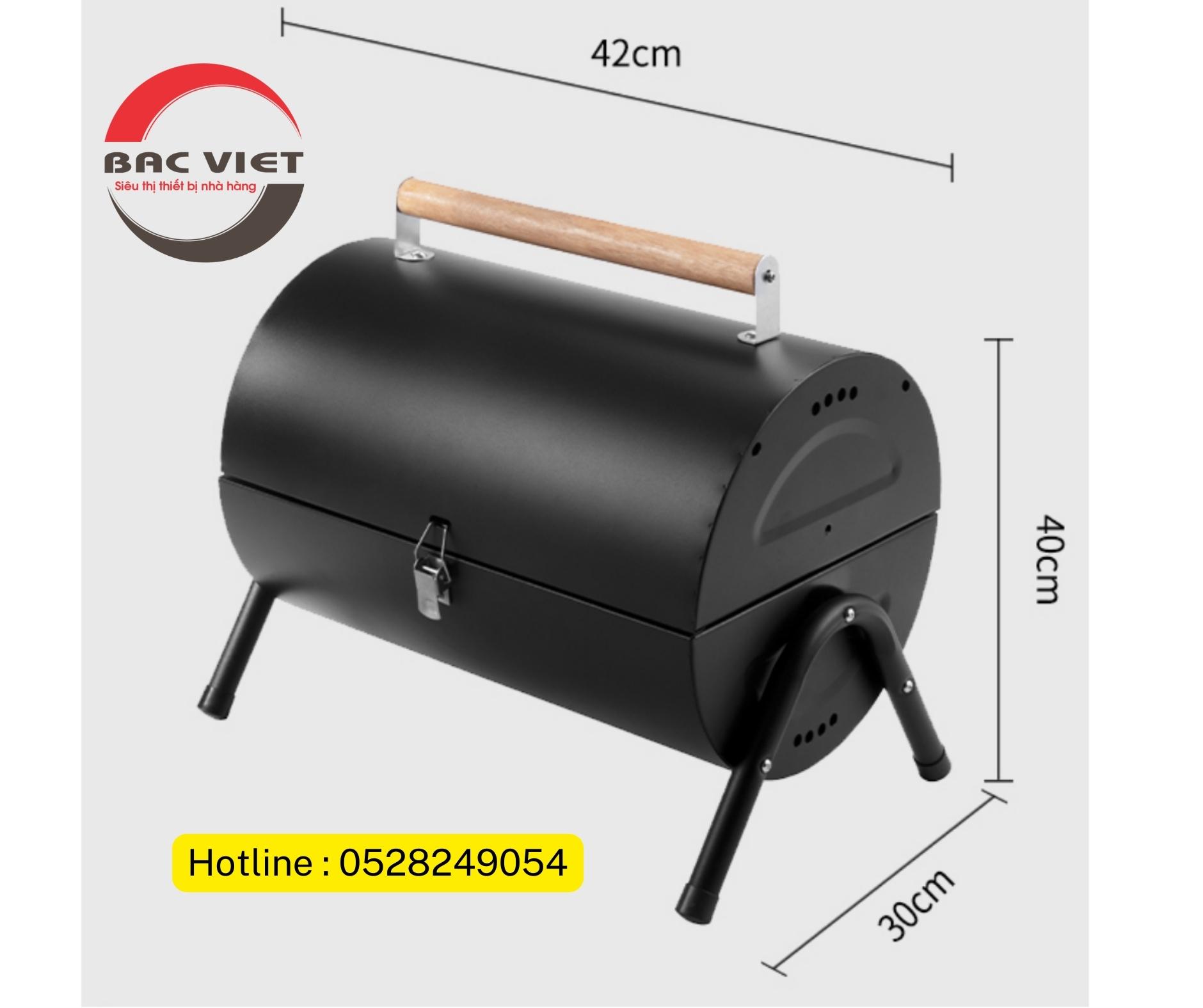 BẾP NƯỚNG THAN HOA BBQ MINI NGOÀI TRỜI CẦM TAY CHO GIA ĐÌNH