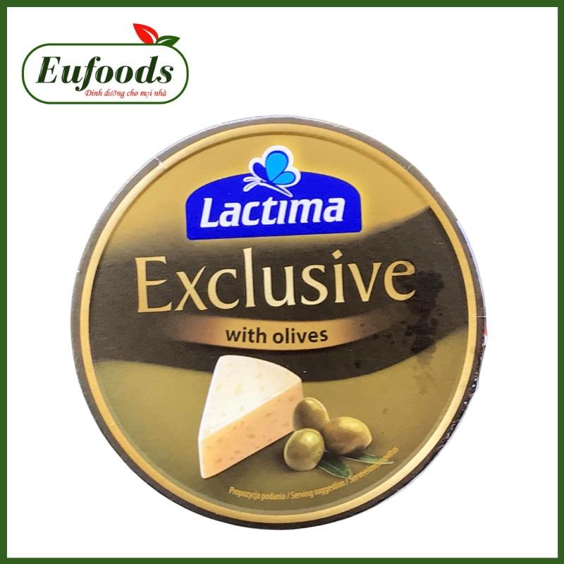 Phô Mai Hộp Tròn Lactima Exclusive Olive Ba Lan 140g